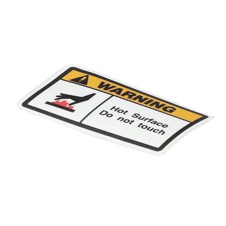 Apw Wyott LABEL, WARNING HOT SURFACE, EN 2M-43813103